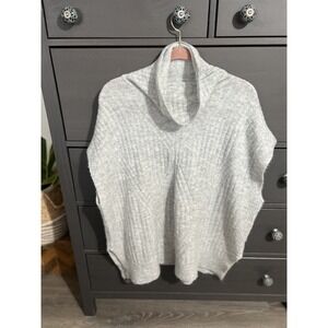 Studio 19 Turtle neck tunic vest sweater Sz L oversized Stretchy Soft Warm